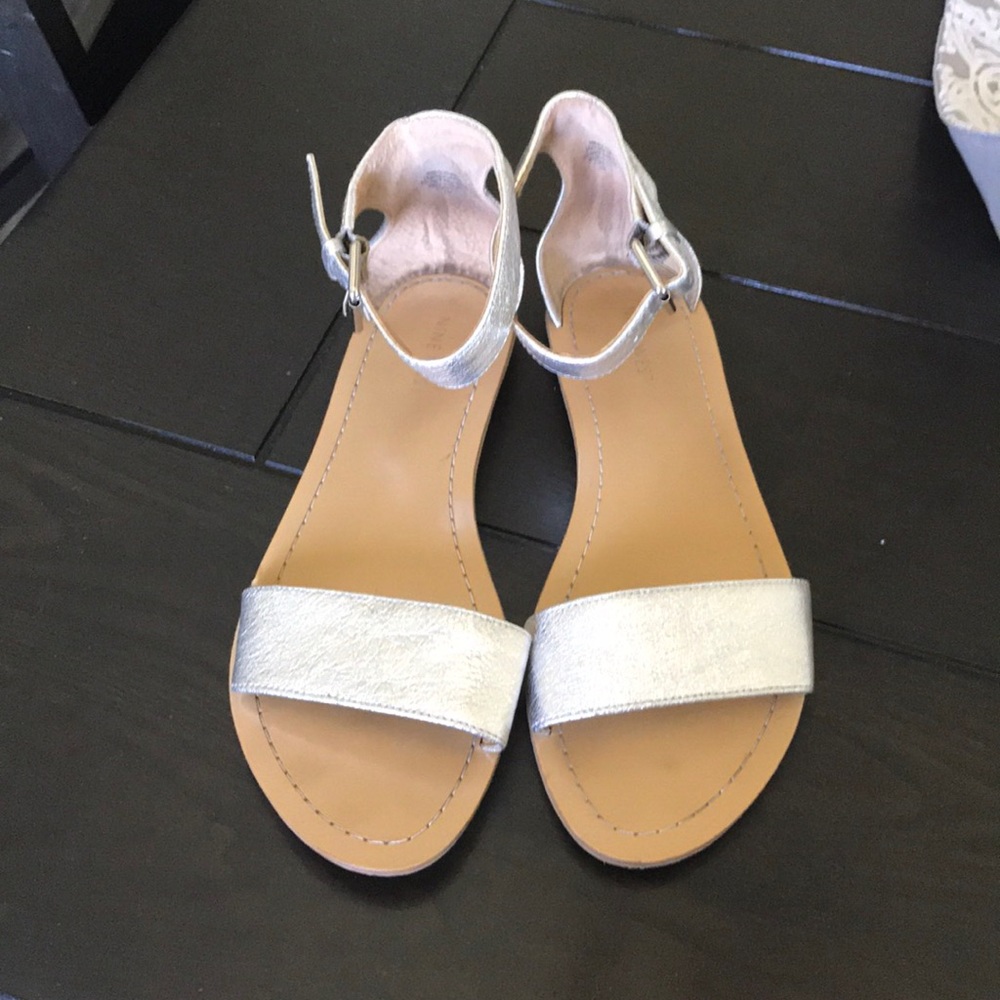 Metal Silver Sandal